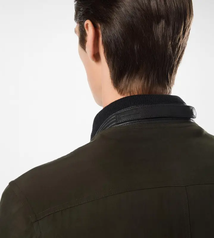 ULTRALIGHT GABARDINE PILOT BLOUSON FOREST GREEN online